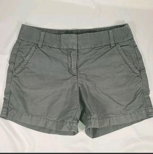 J Crew Shorts Womens Size 2 Green Chino